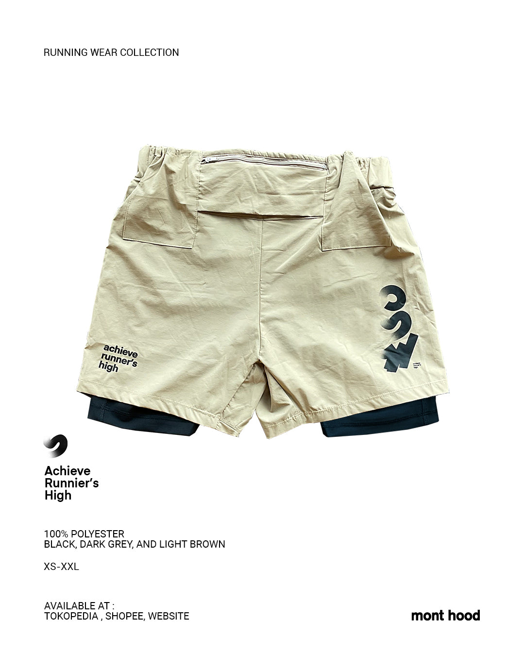 Shorts#04 Lite : a 2 in 1 Running Shorts