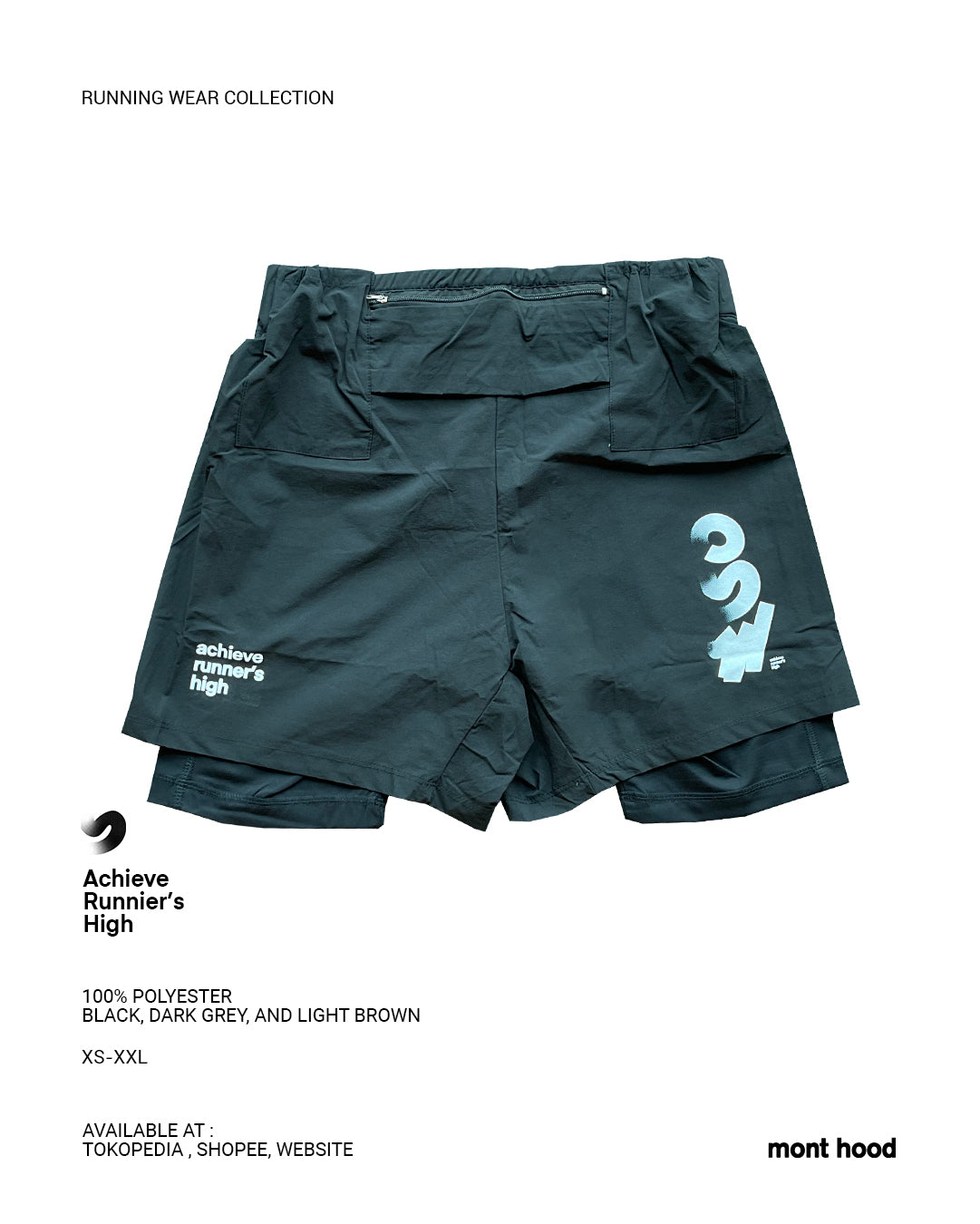 Shorts#04 Lite : a 2 in 1 Running Shorts