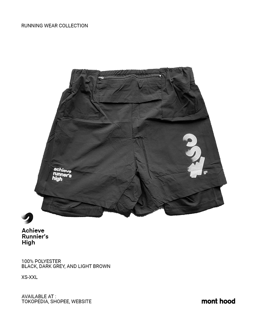 Shorts#04 Lite : a 2 in 1 Running Shorts
