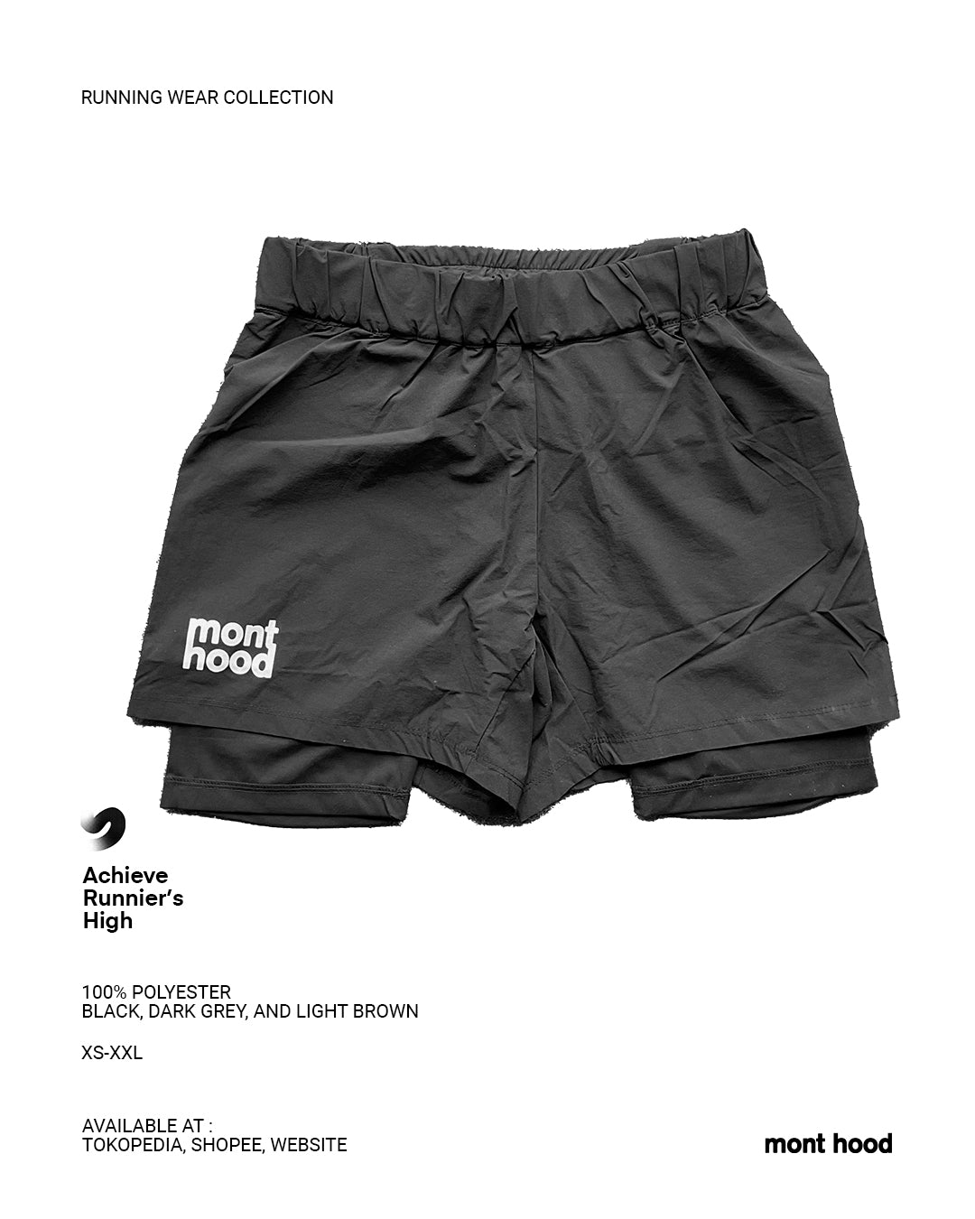 Shorts#04 Lite : a 2 in 1 Running Shorts