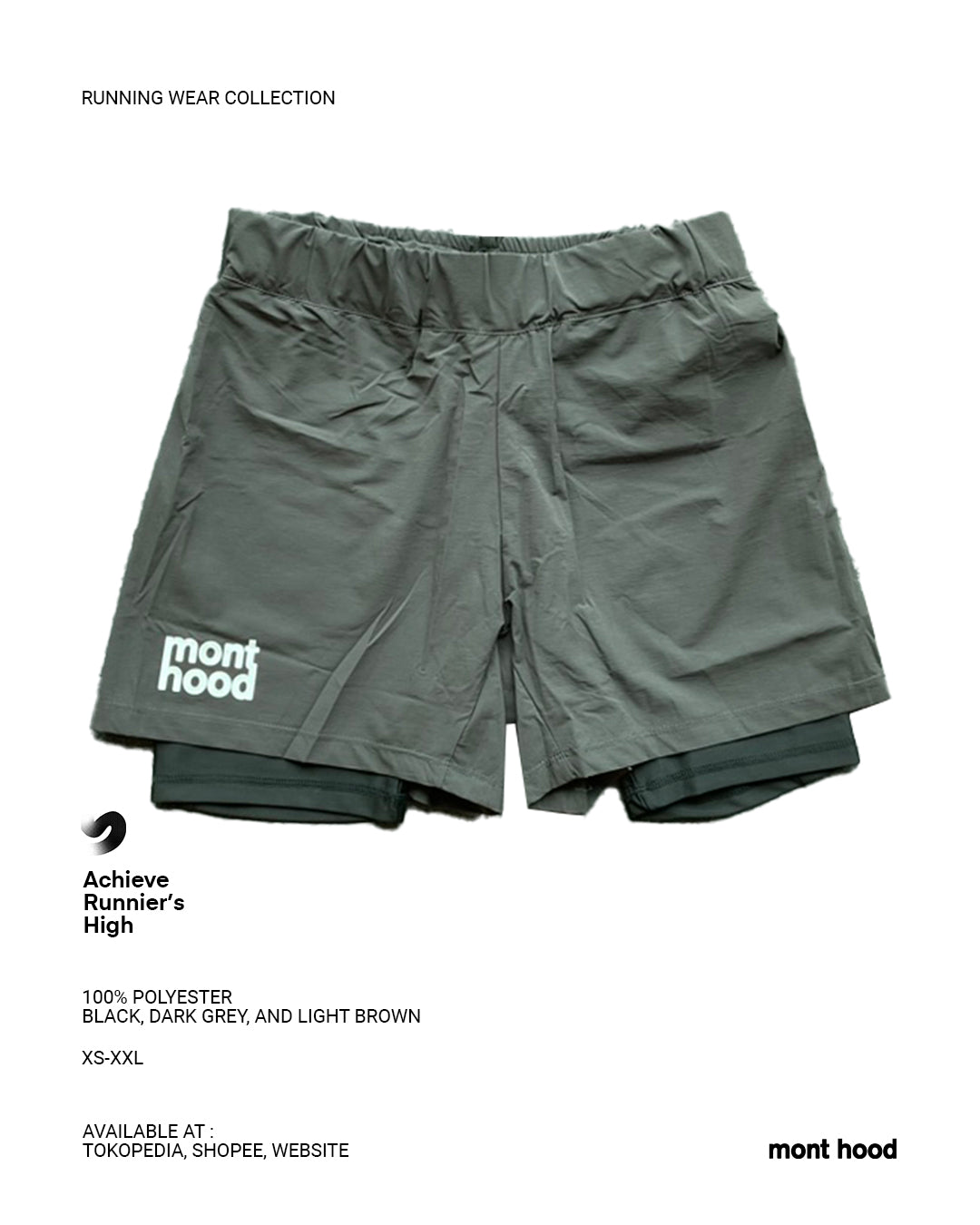 Shorts#04 Lite : a 2 in 1 Running Shorts