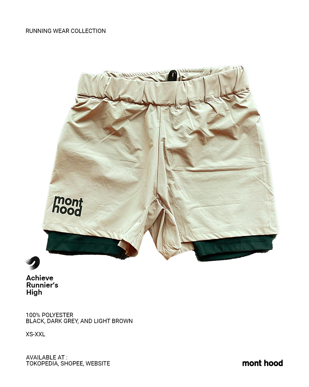 Shorts#04 Lite : a 2 in 1 Running Shorts